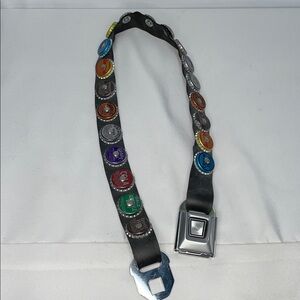 SODA CAP BELT WITH SEAT BELT BUCKLE FTL-02-107